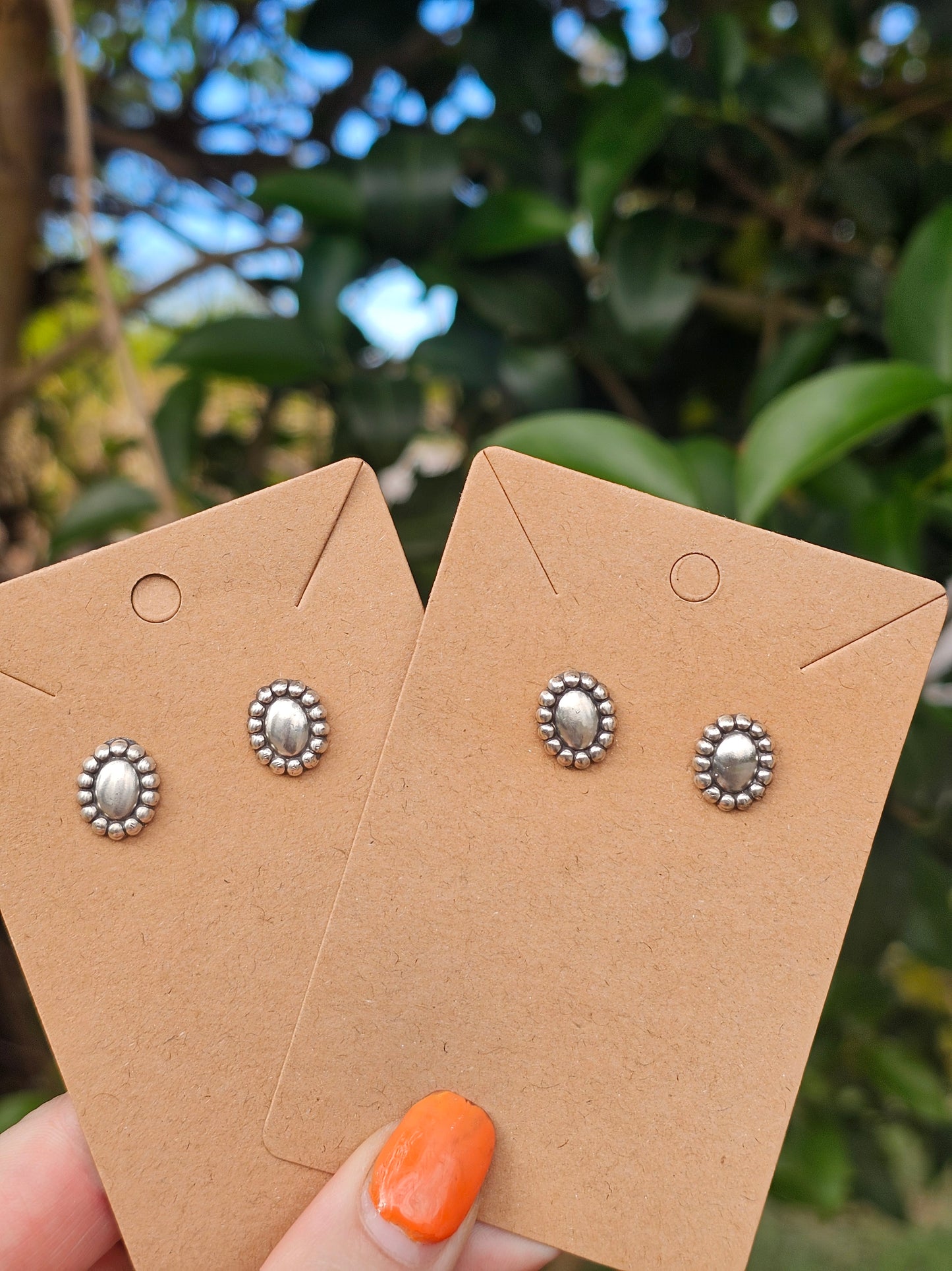 Small Concho Earrings