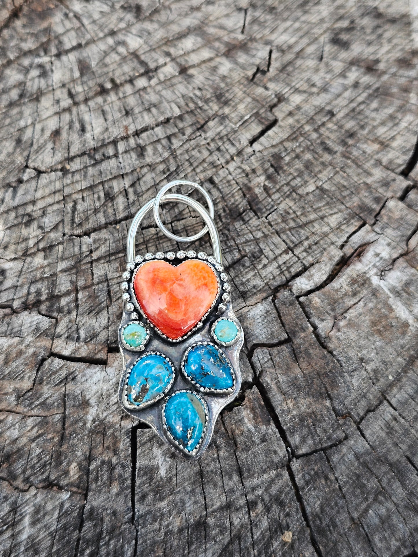 Orange Spiny Pendant