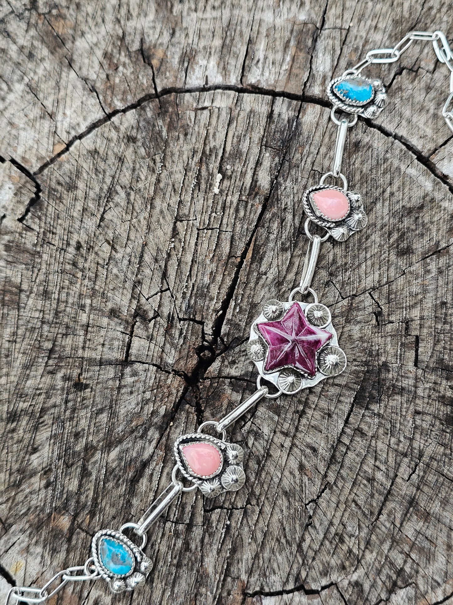 Purple Spiny Star Choker
