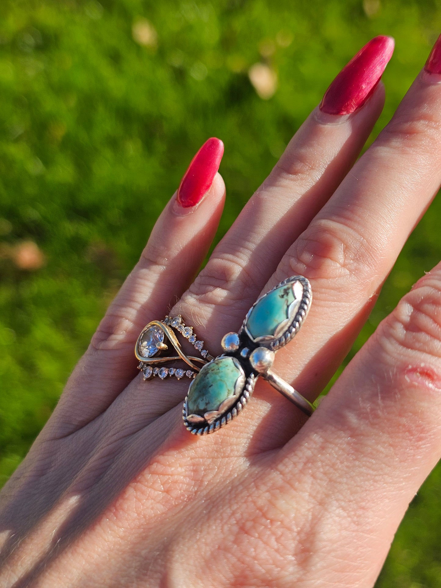 Kingman Turquoise Ring