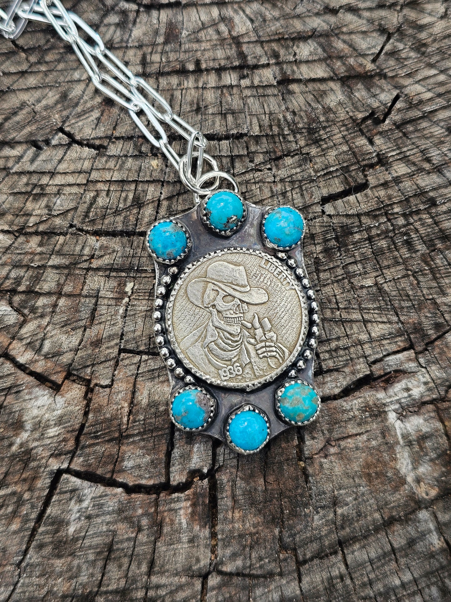Cowboy Killer Coin Necklace