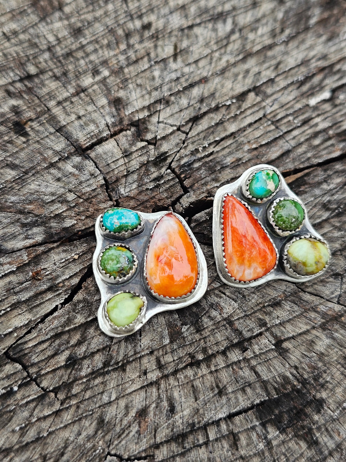 Half Cluster Earrings