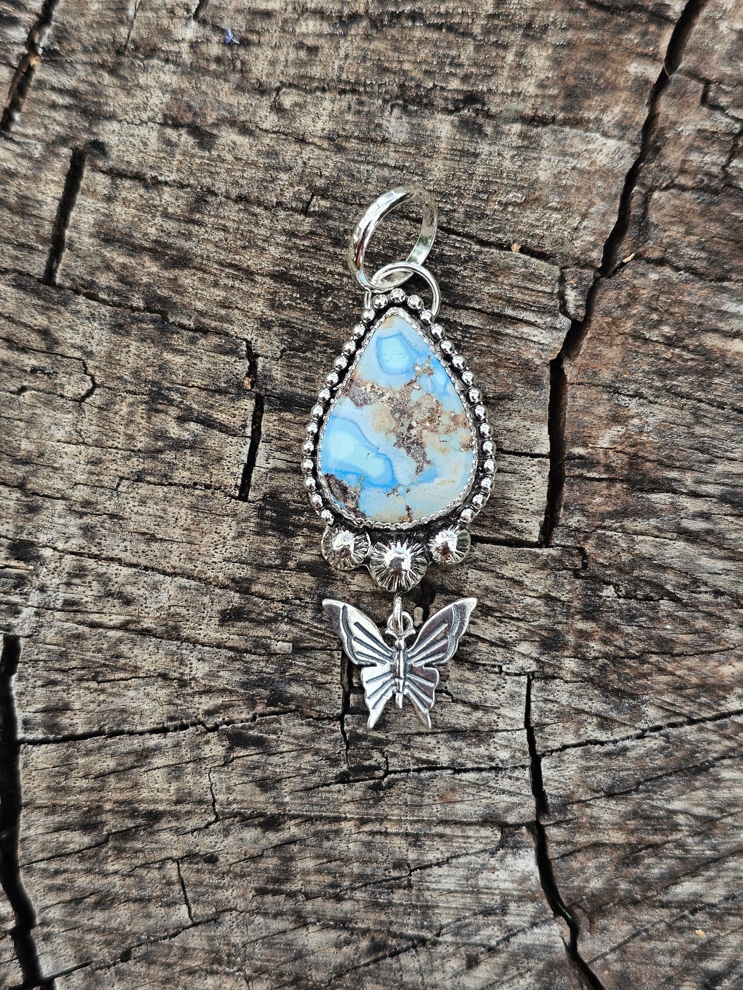 Golden Hills Butterfly Pendant
