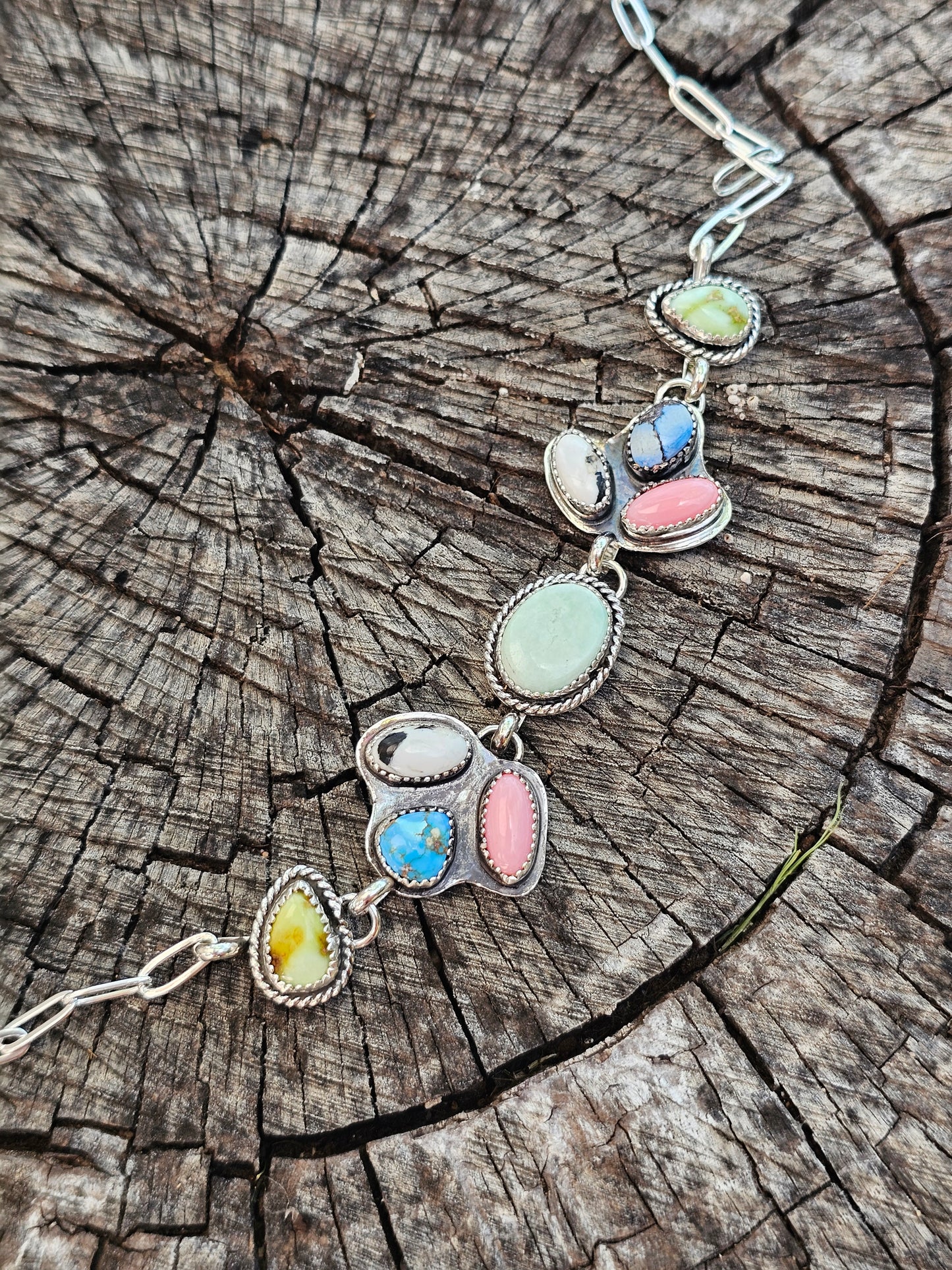 Multi Stone Choker