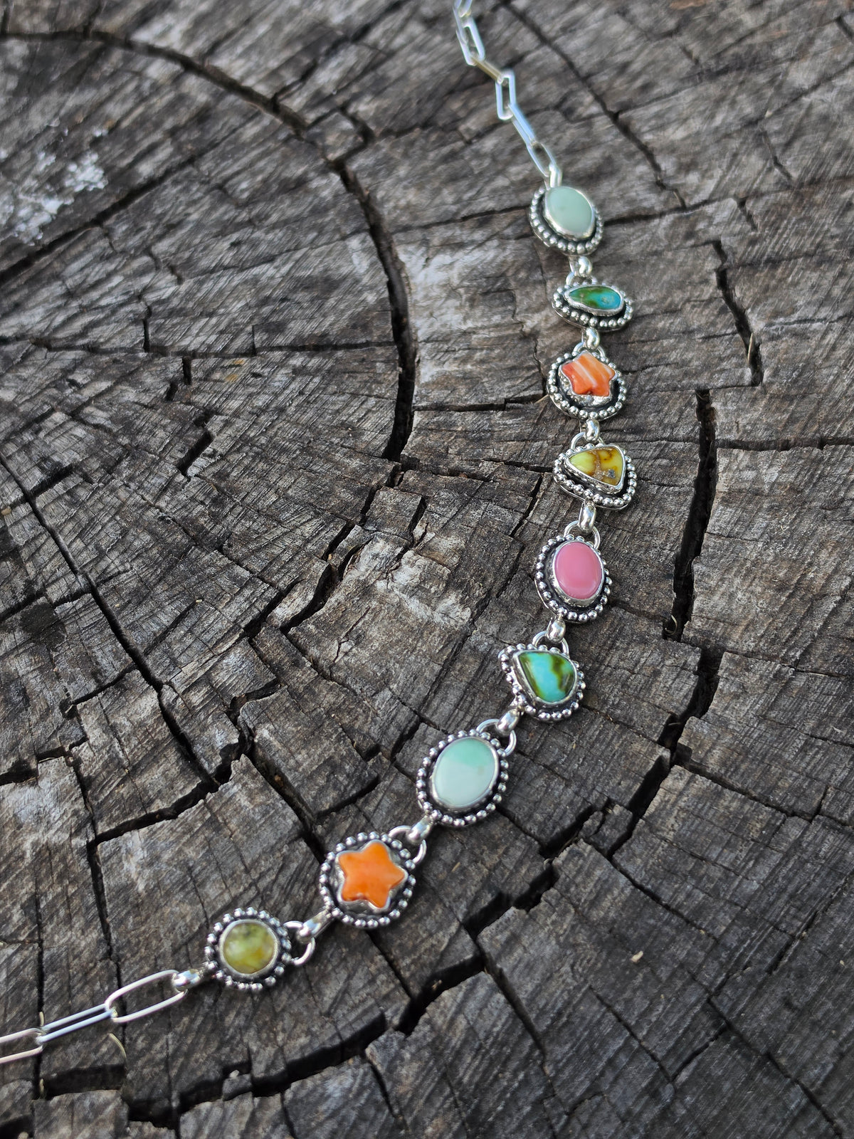 Dainty Multi Stone Choker
