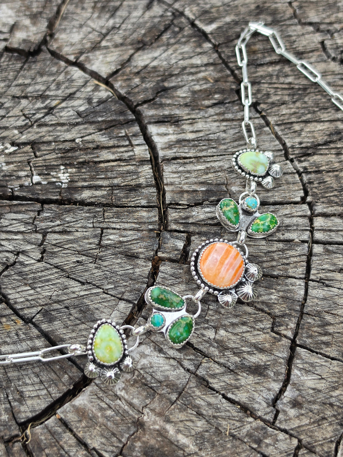 Multi Stone Choker