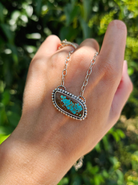 Number Eight Turquoise Necklace