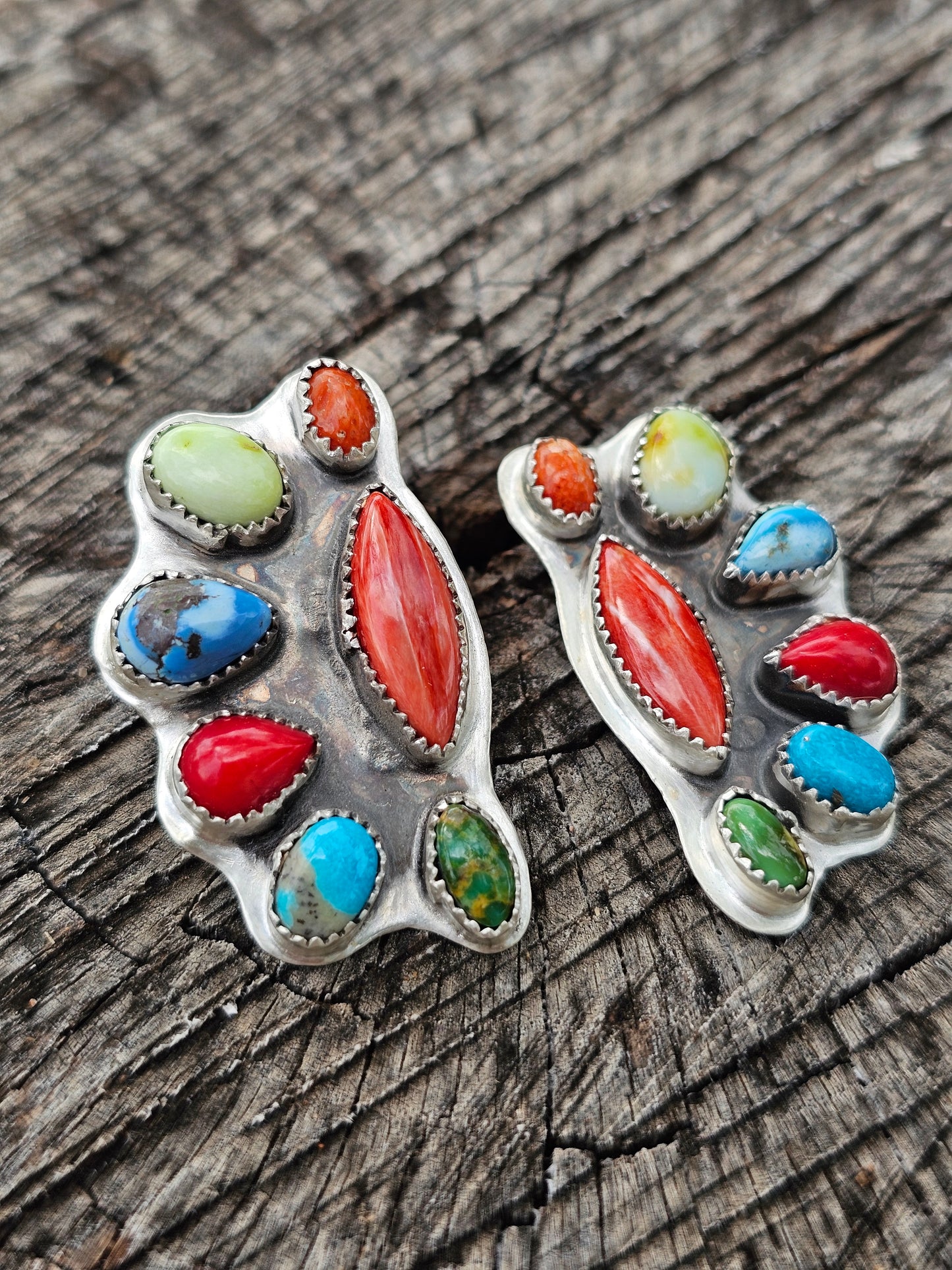 Half Cluster Earrings