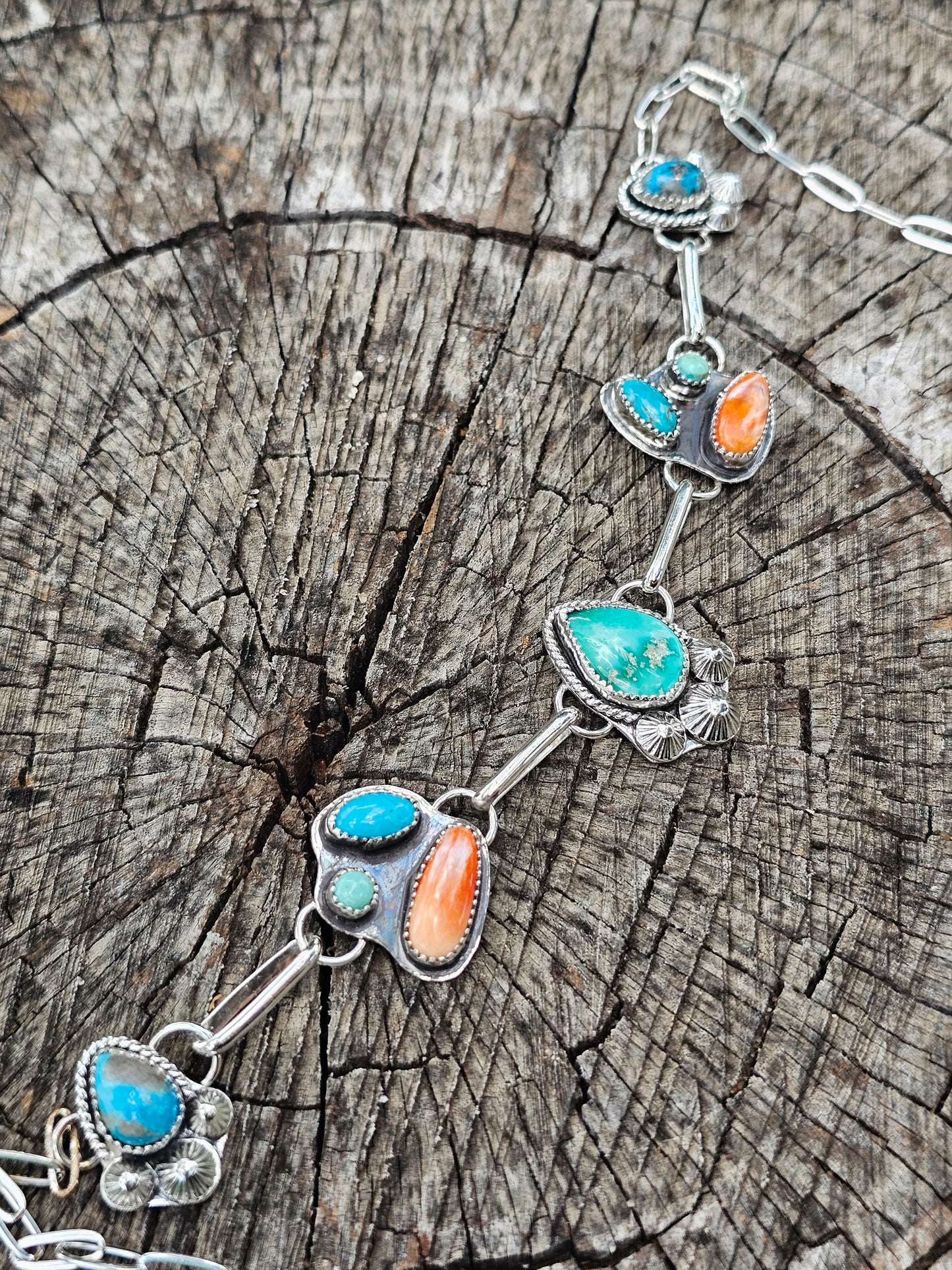 Multi Stone Choker