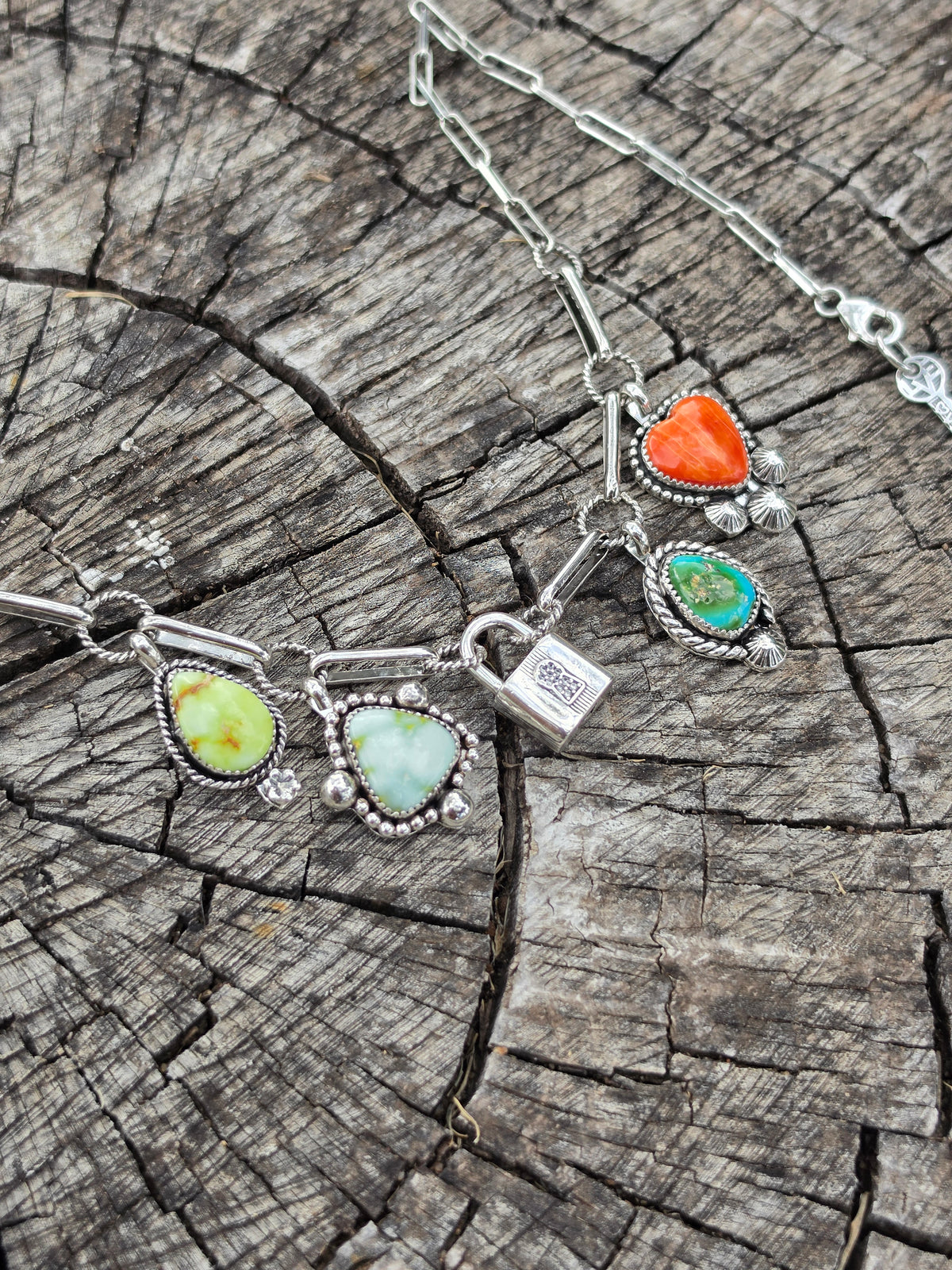 Charm Necklace W/Lock & Key