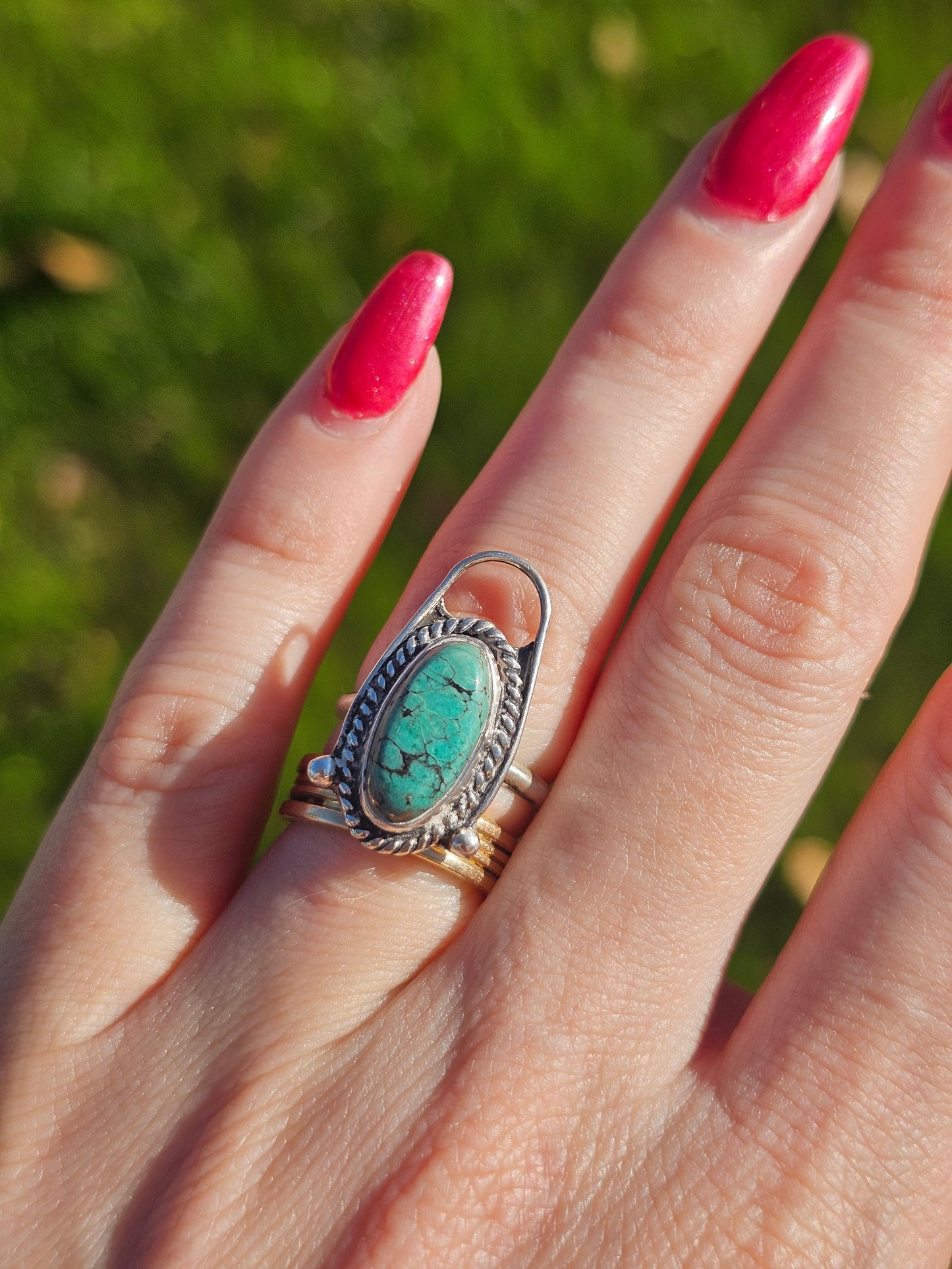 Tibetan Turquoise Ring