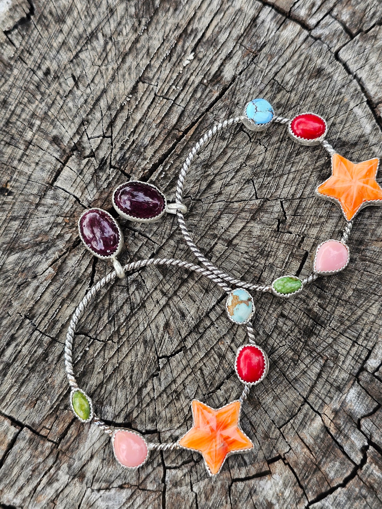 Large Star Hoops Earrings