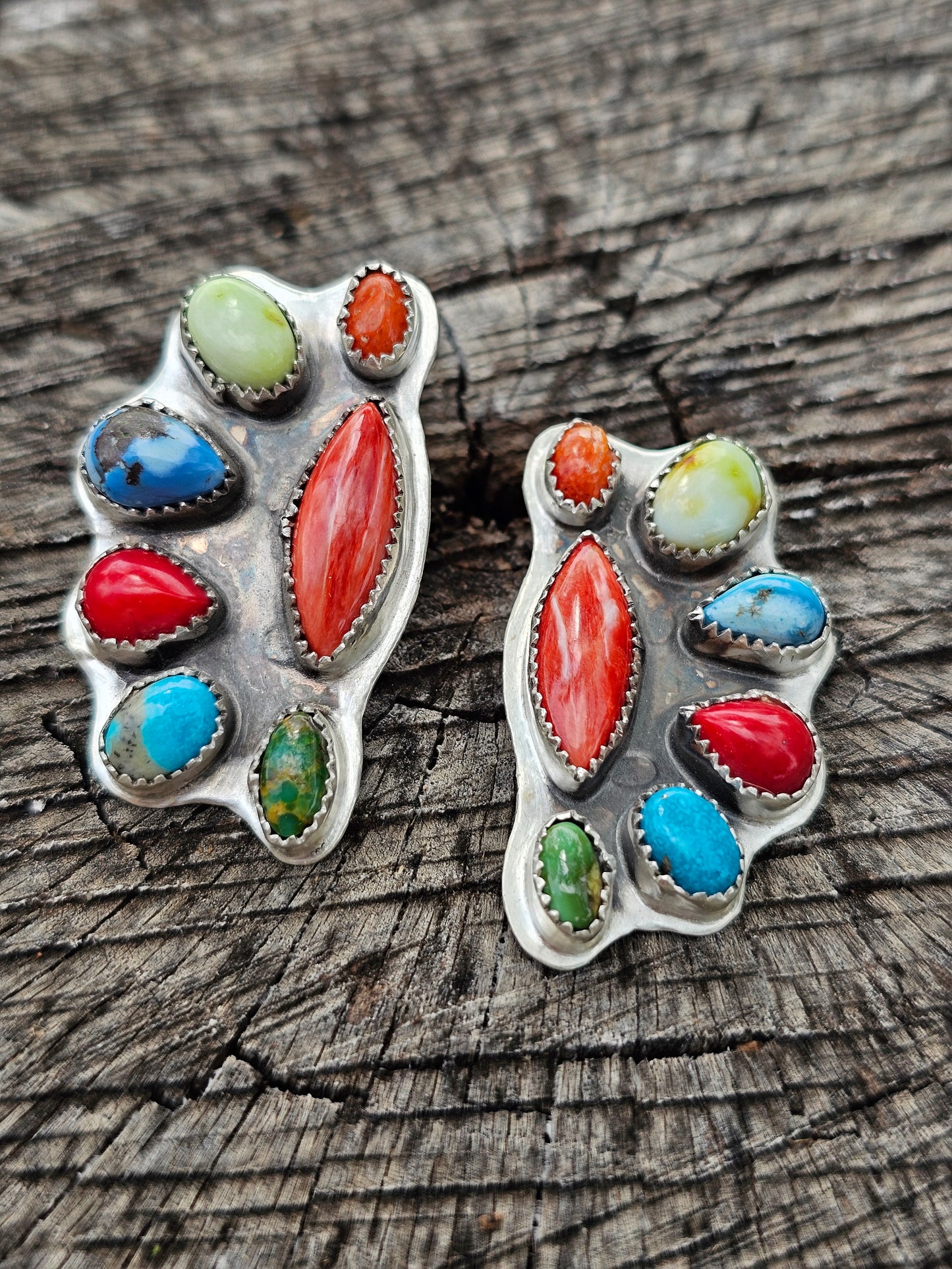 Half Cluster Earrings