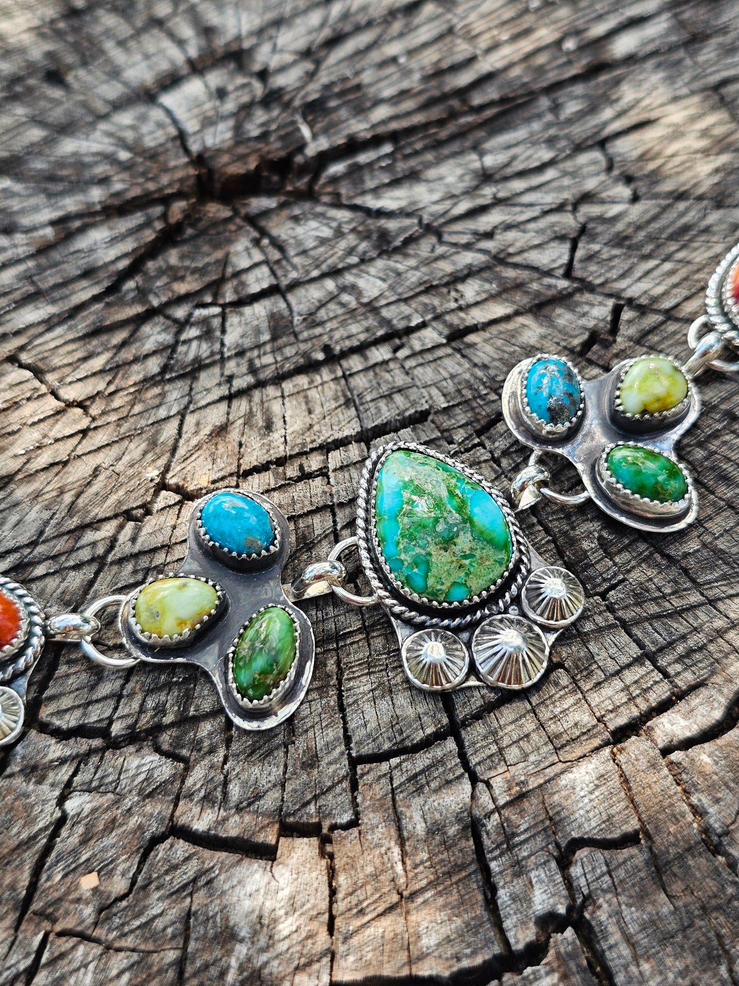 Multi Stone Choker