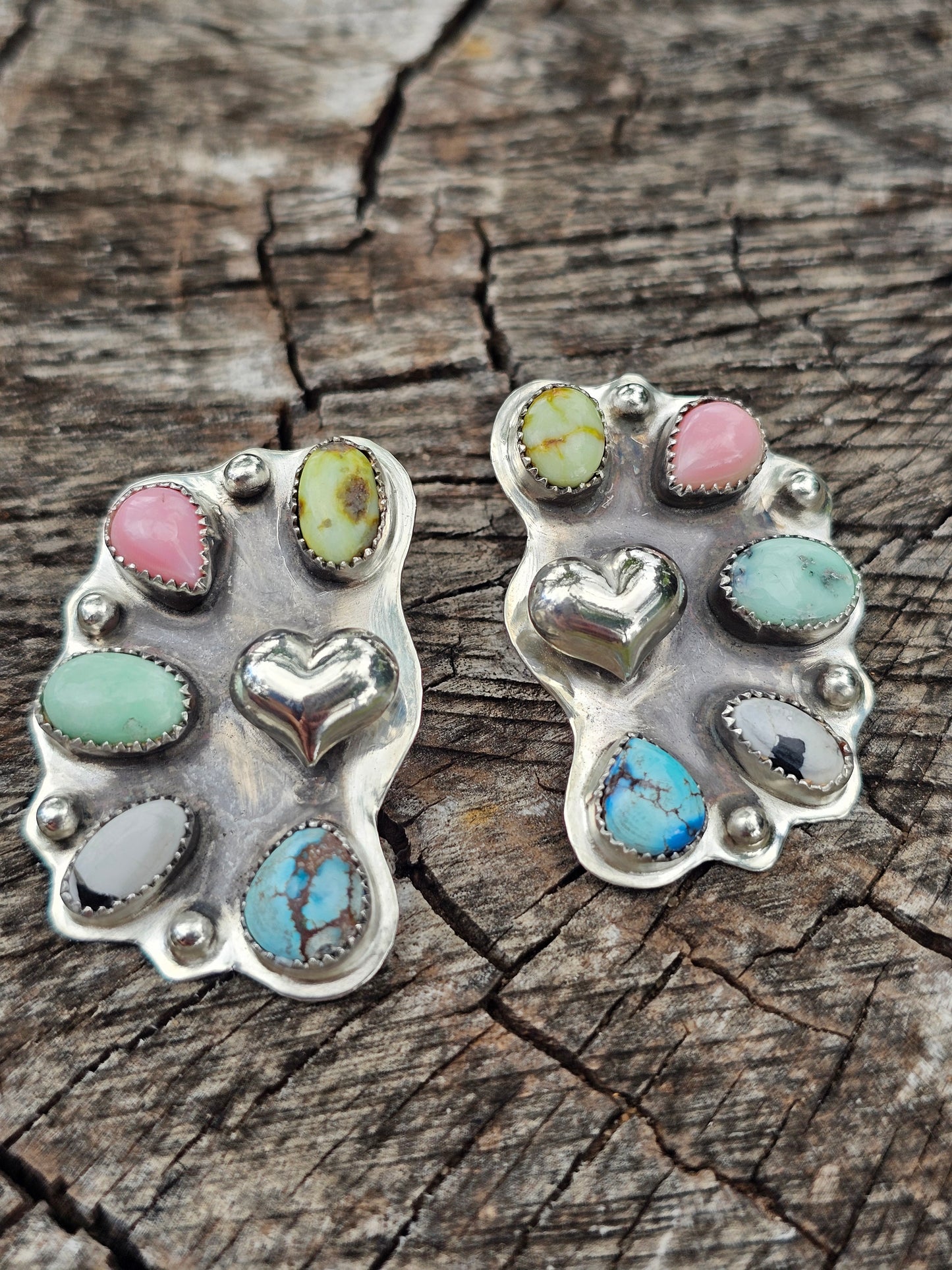 Half Cluster Earrings