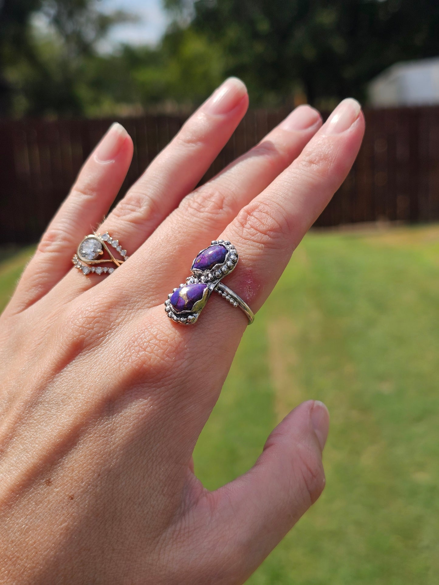 Purple Mohave Ring