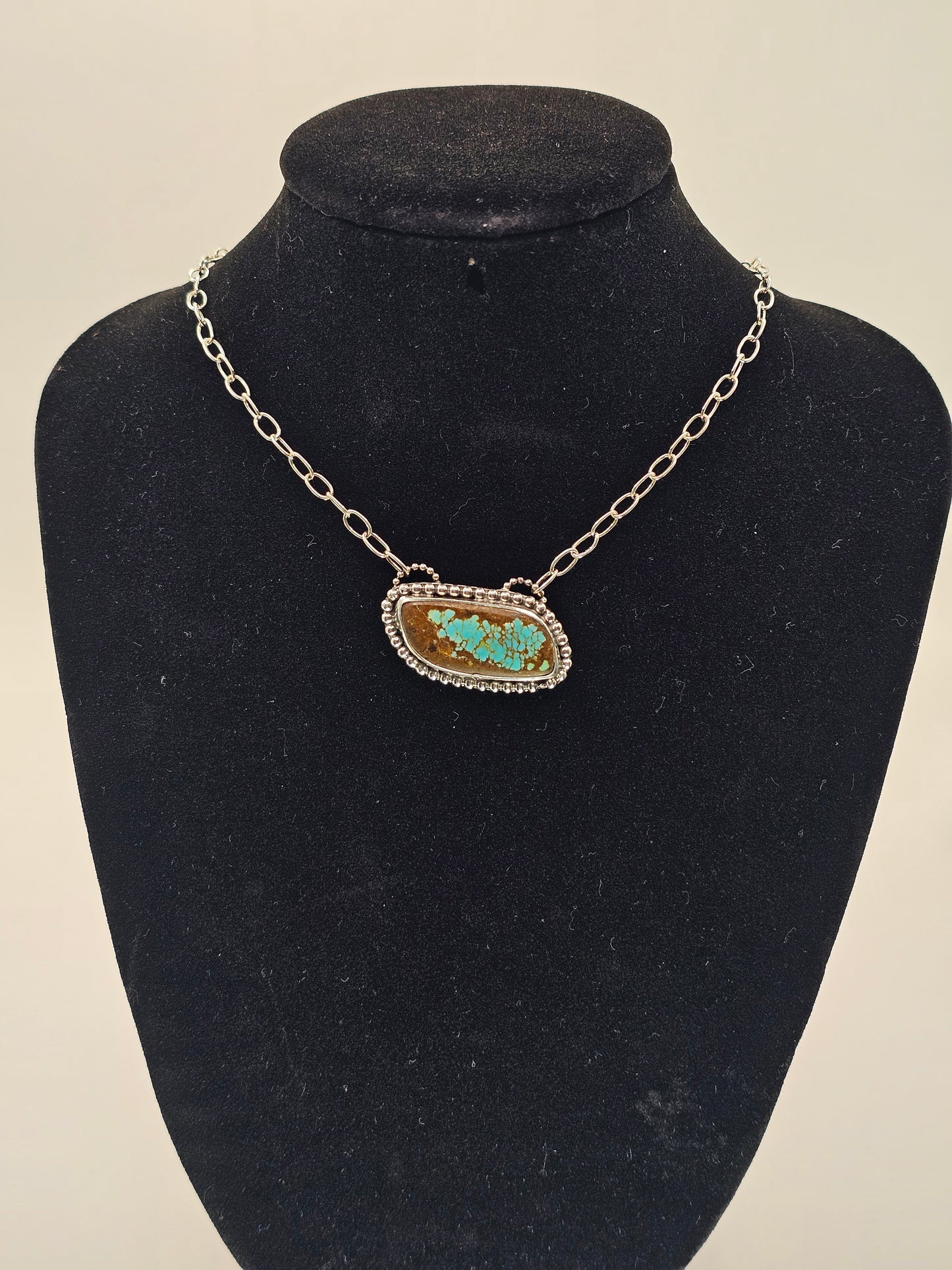 Number Eight Turquoise Necklace