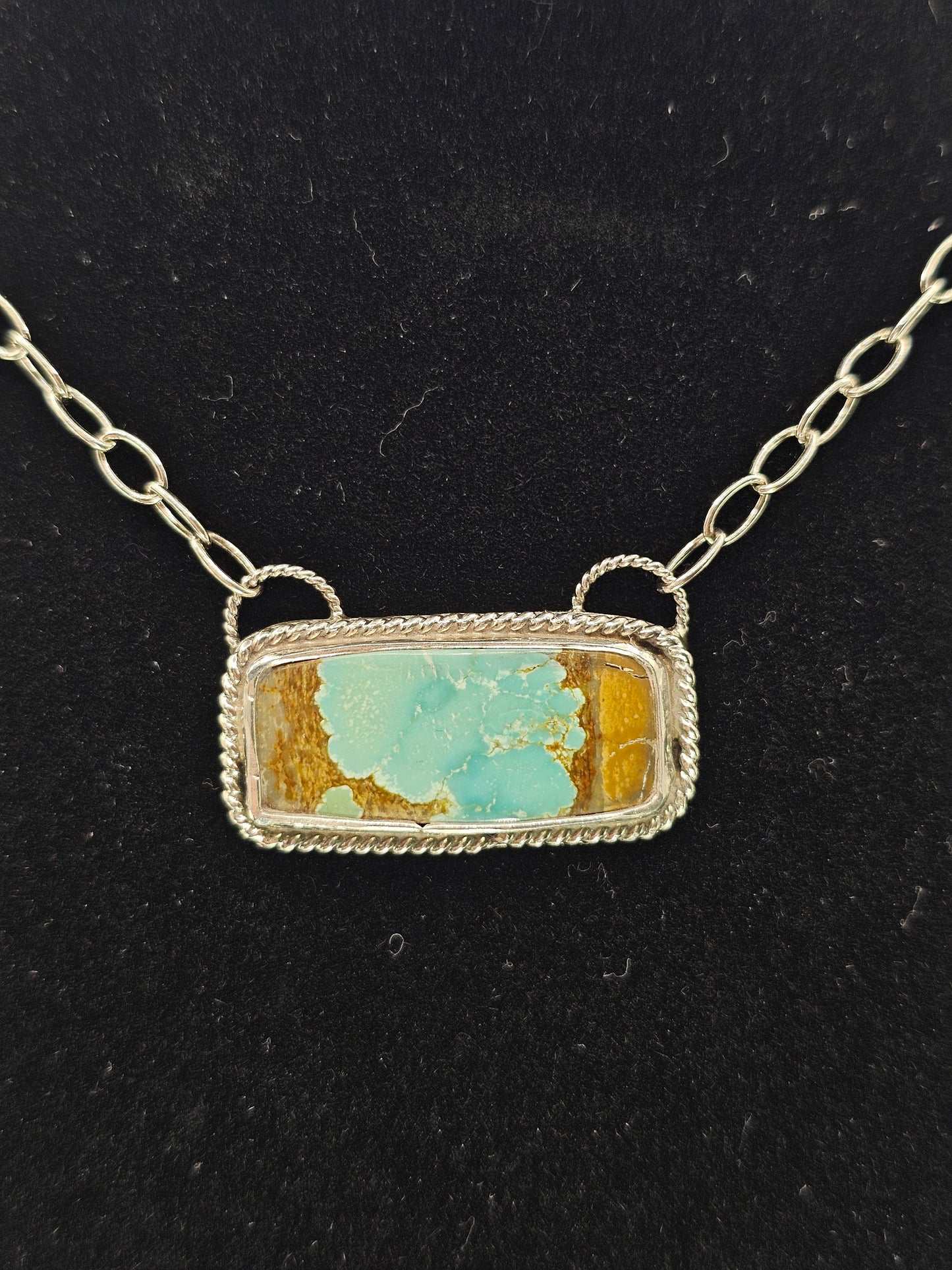Number Eight Turquoise Necklace