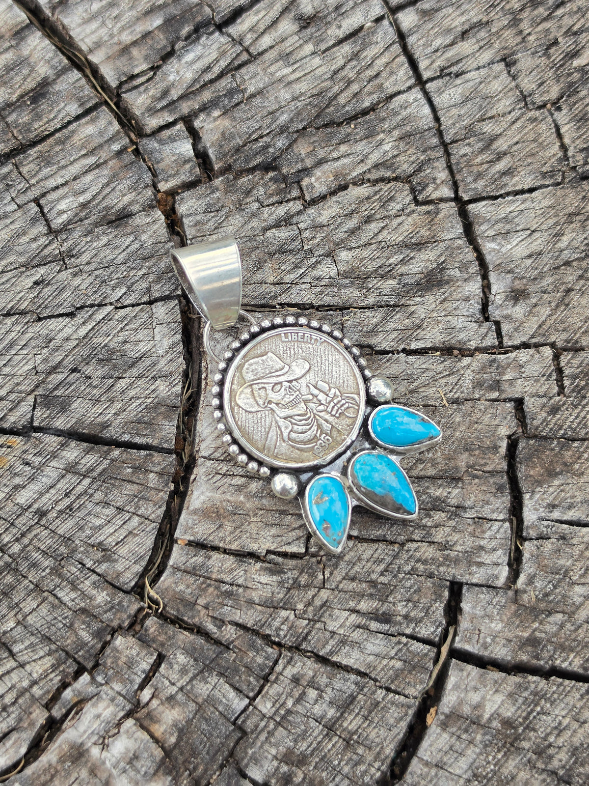 Cowboy Killer Coin Pendant