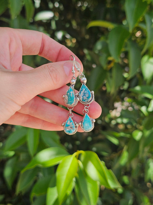 Whitewater Turquoise Earrings