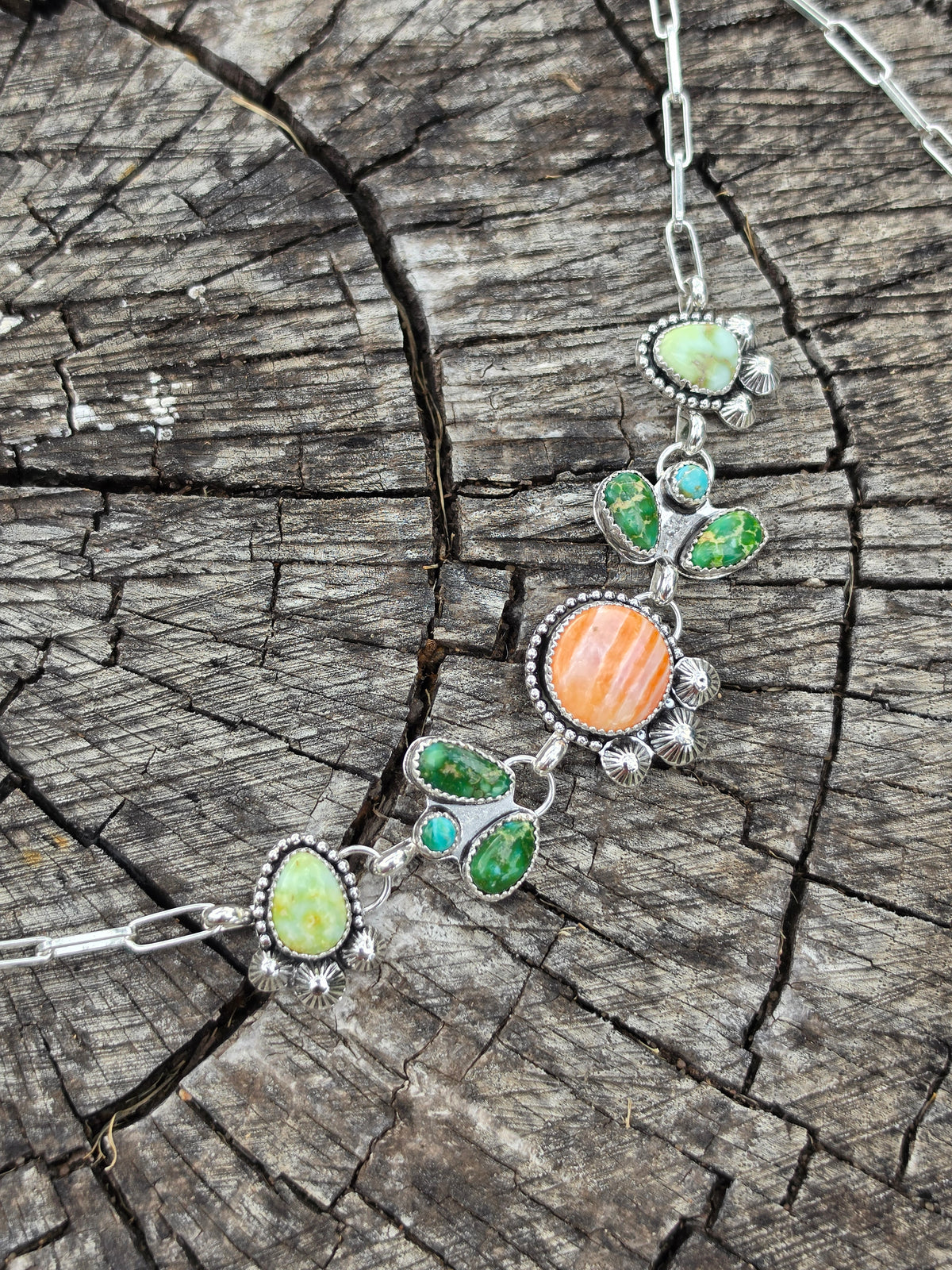 Multi Stone Choker