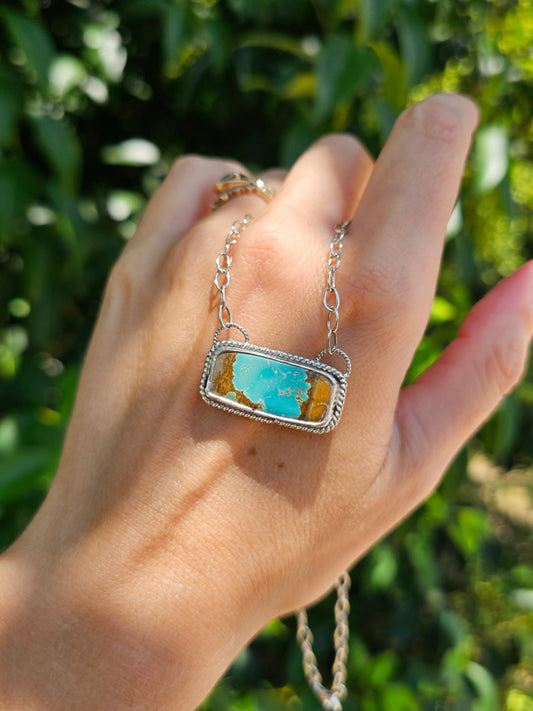 Number Eight Turquoise Necklace