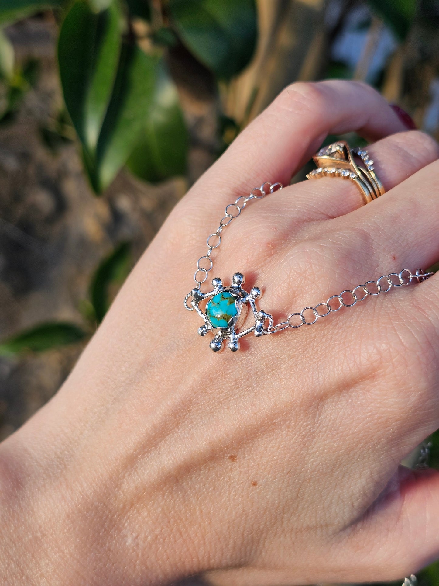 Illuminati eye, Kingman Necklace