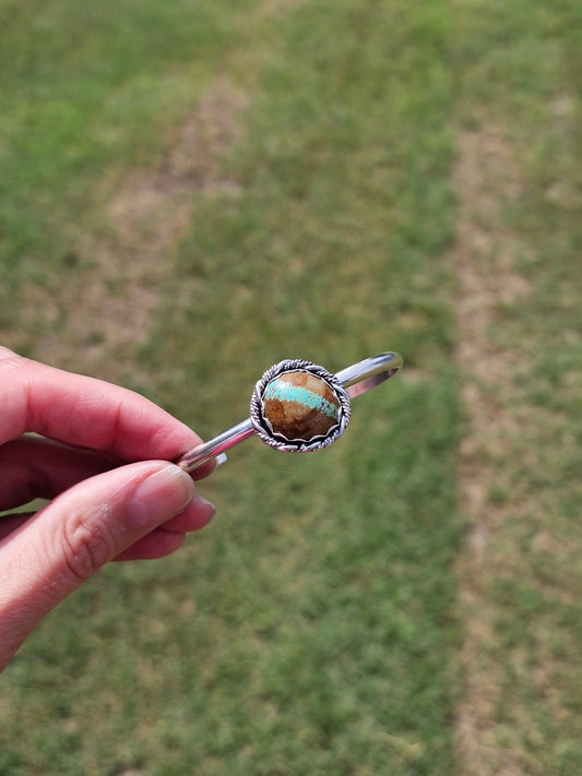 Number Eight Turquoise Cuff