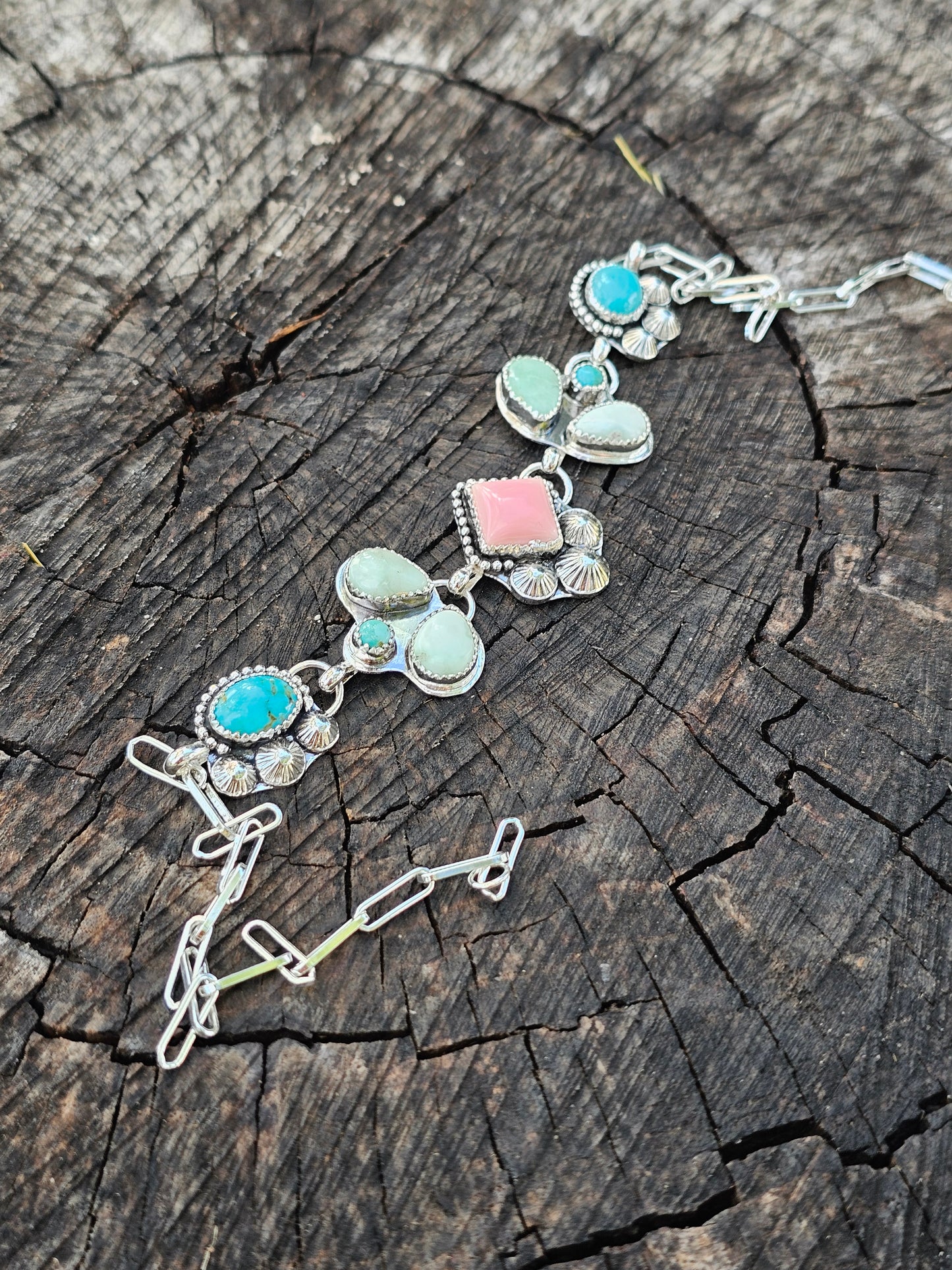 Multi Stone Choker