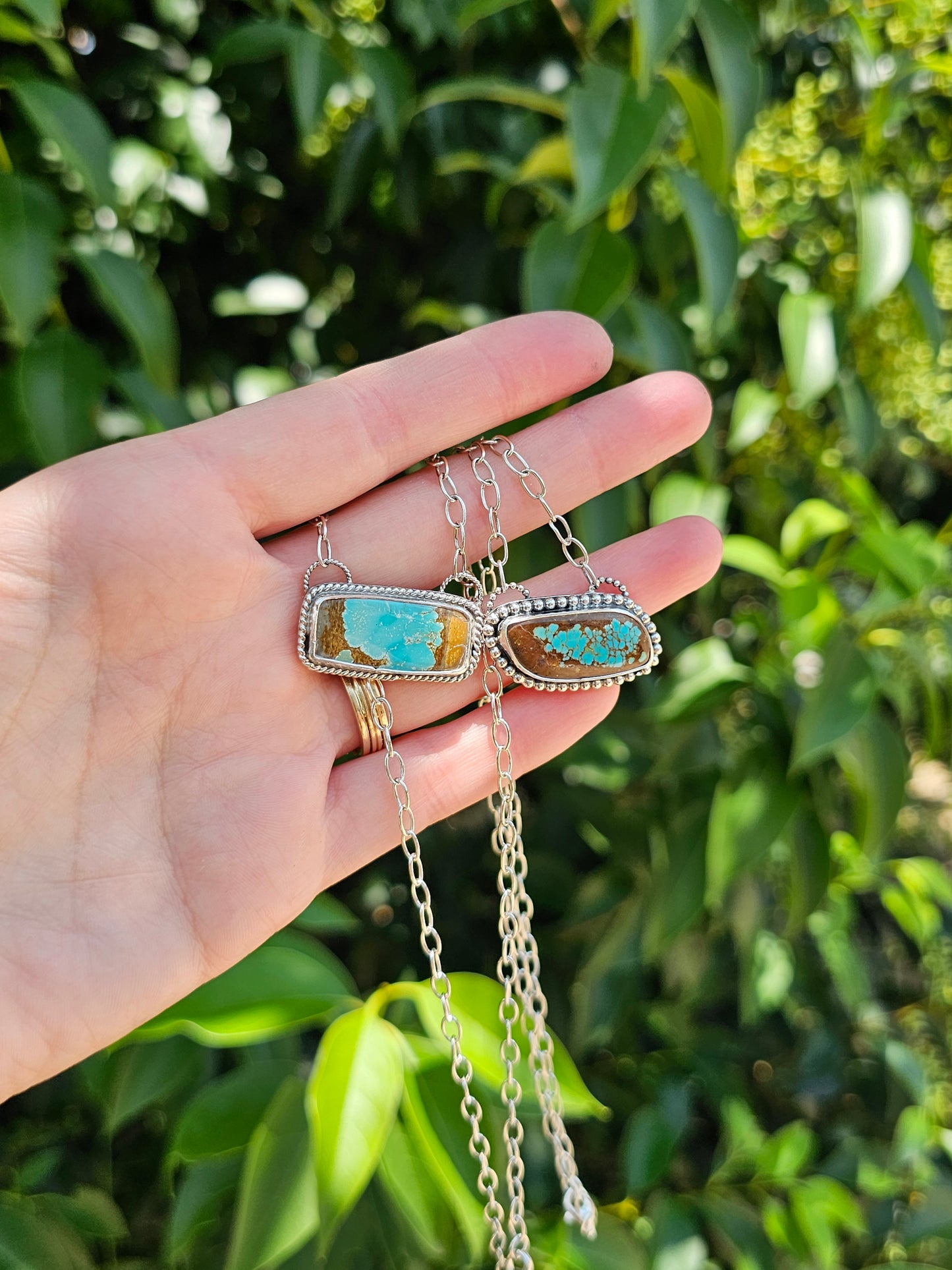 Number Eight Turquoise Necklace
