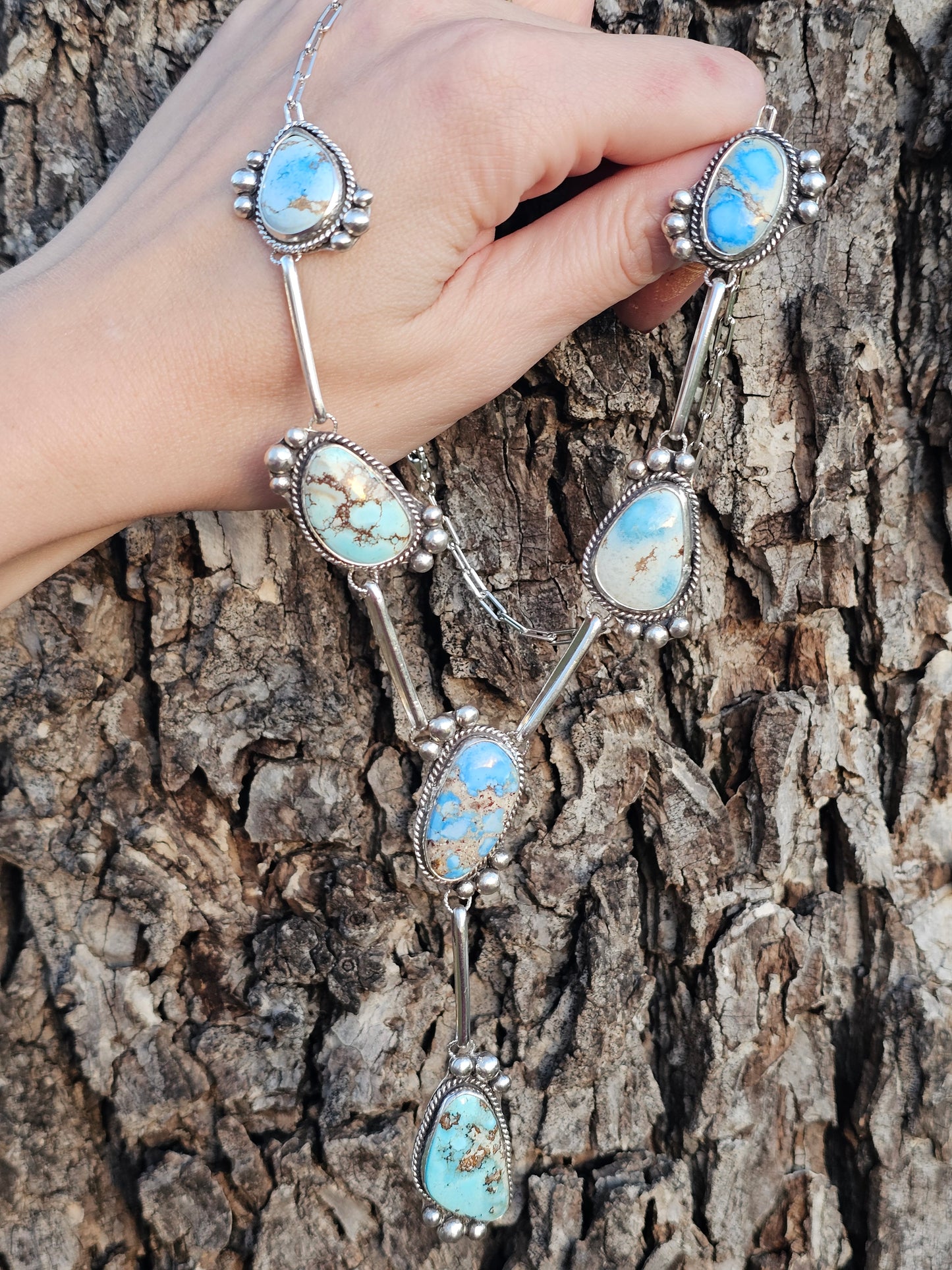 Golden Hills Lariat Necklace