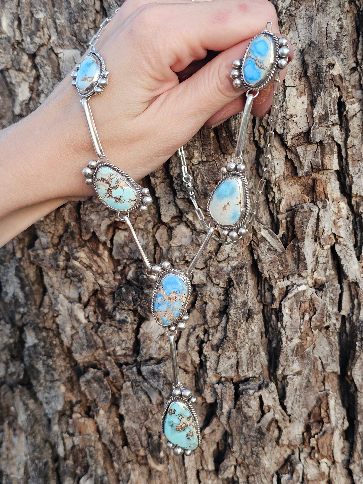 Golden Hills Lariat Necklace