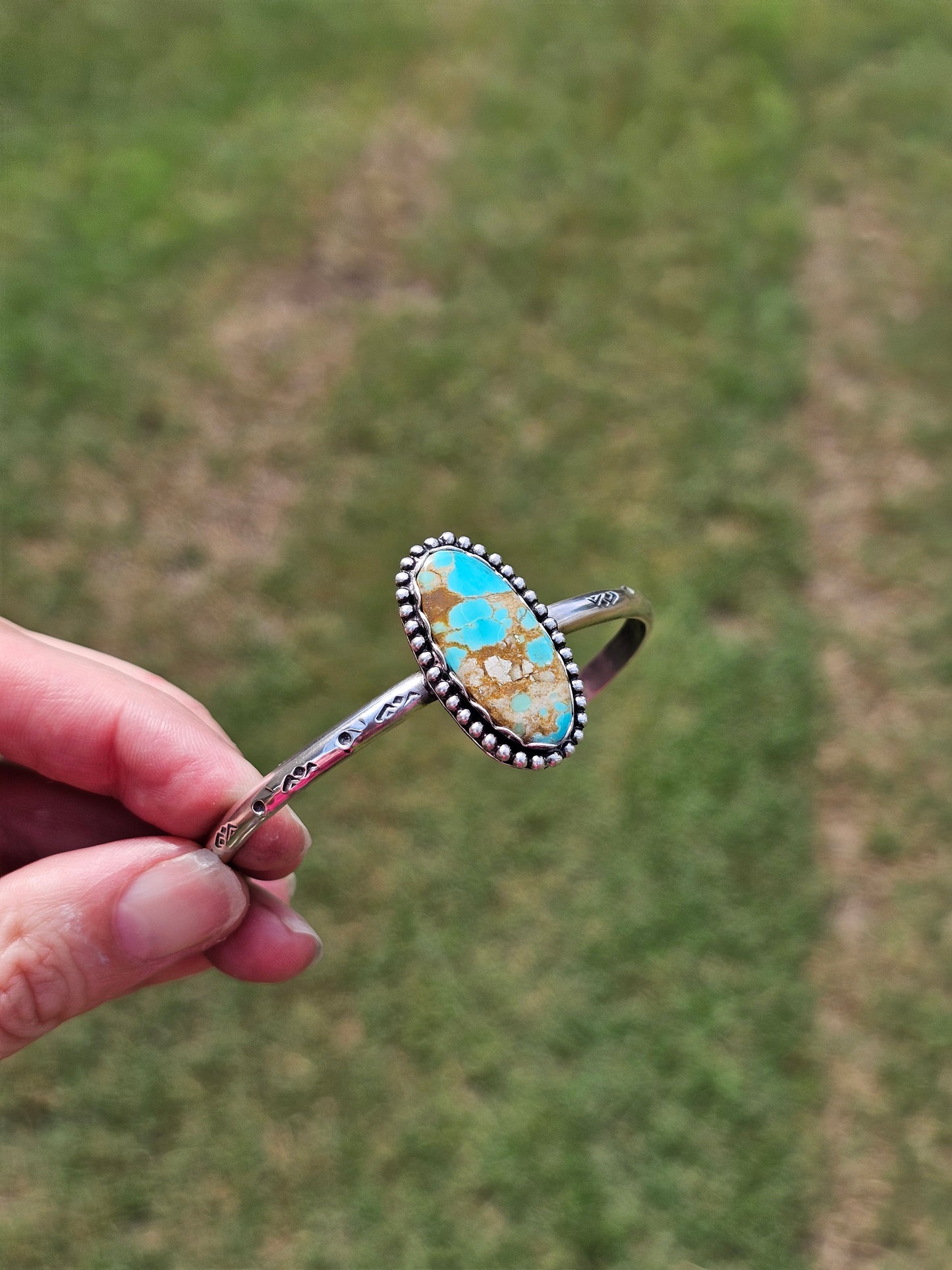 Number Eight Turquoise Cuff