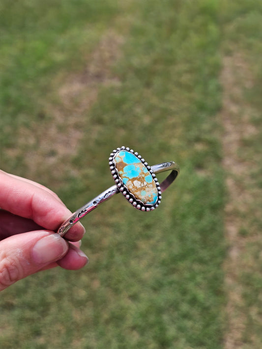 Number Eight Turquoise Cuff