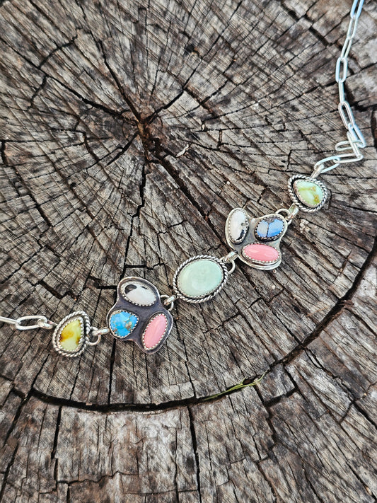 Multi Stone Choker