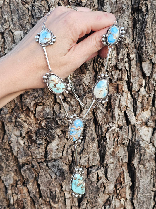 Golden Hills Lariat Necklace