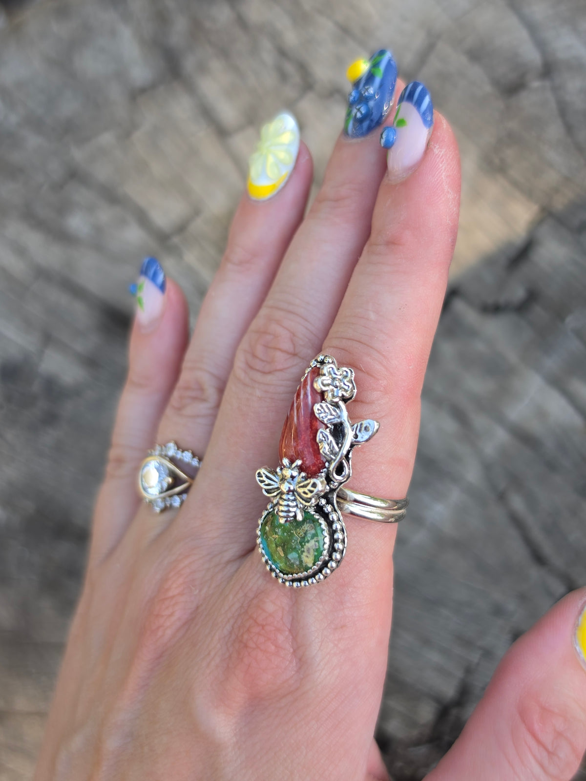 Red Spiny & Sonoran Bee Ring