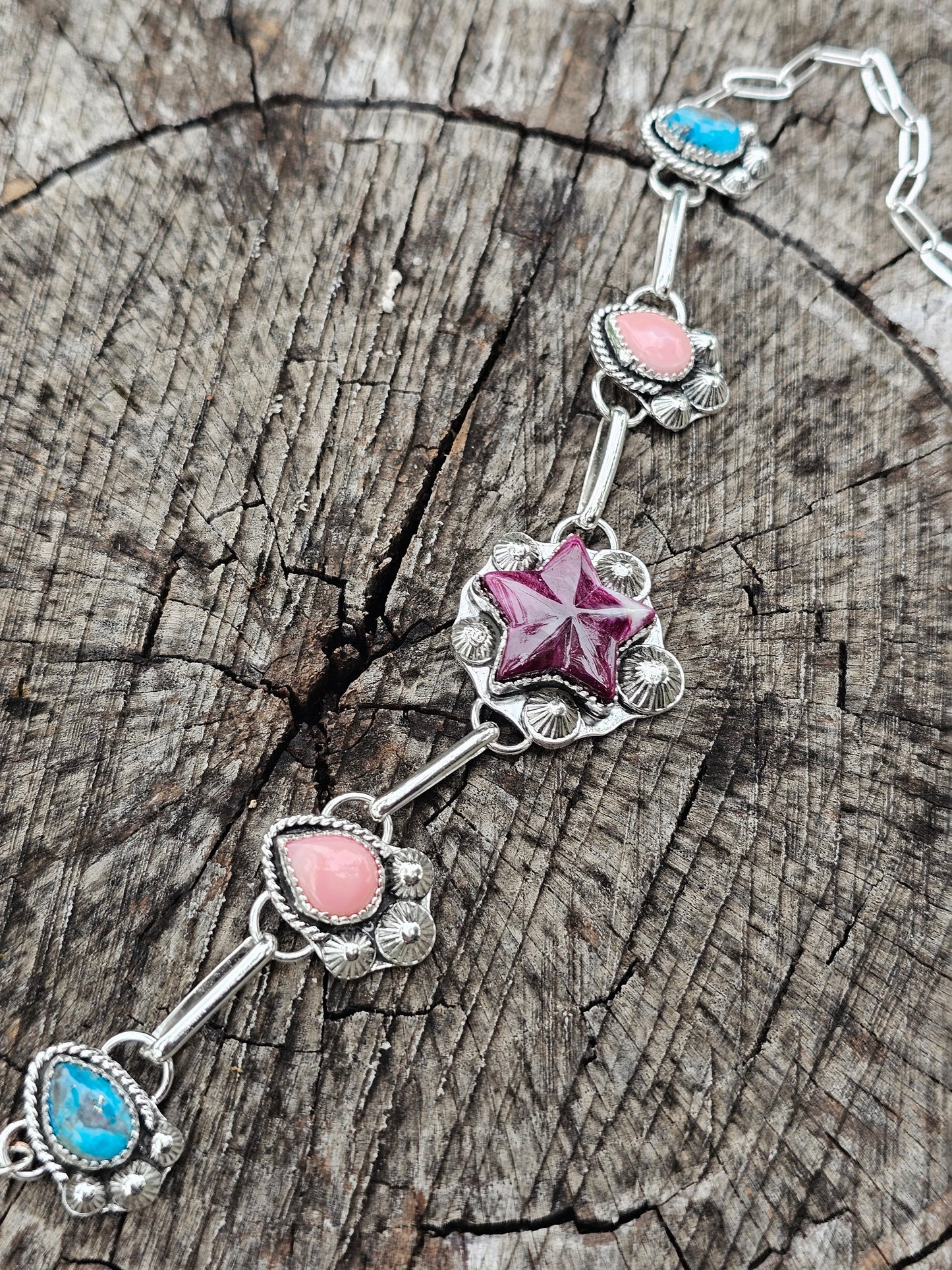 Purple Spiny Star Choker