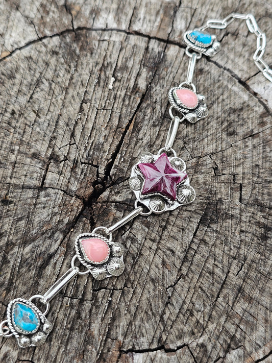 Purple Spiny Star Choker