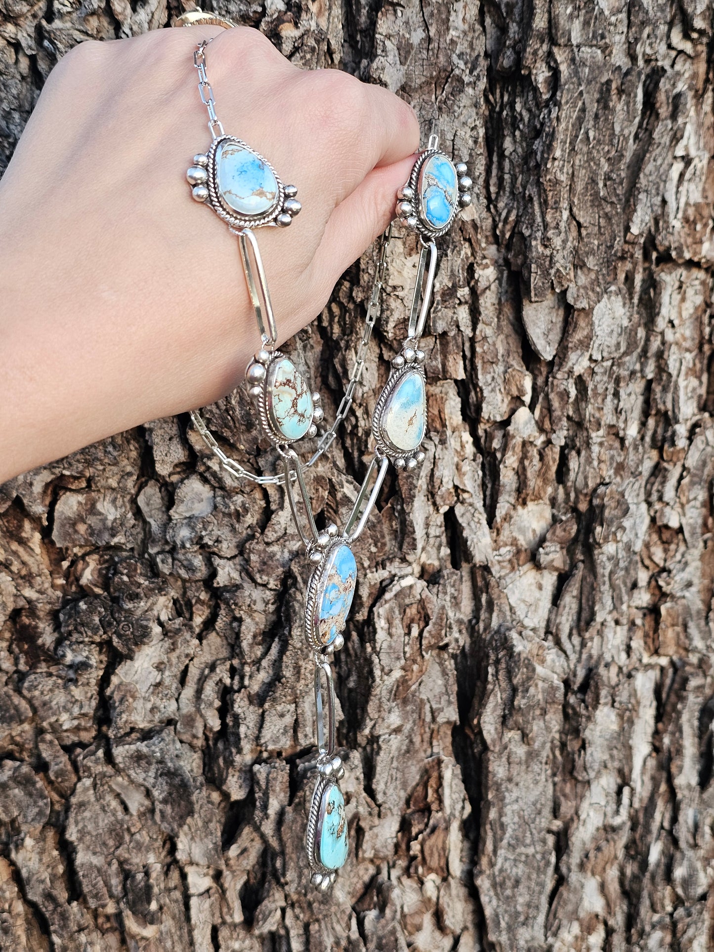 Golden Hills Lariat Necklace