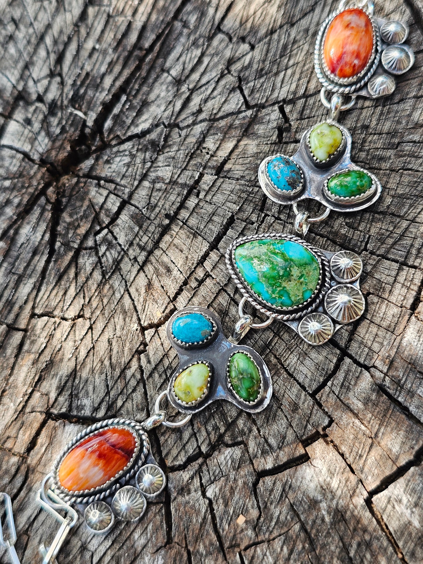 Multi Stone Choker