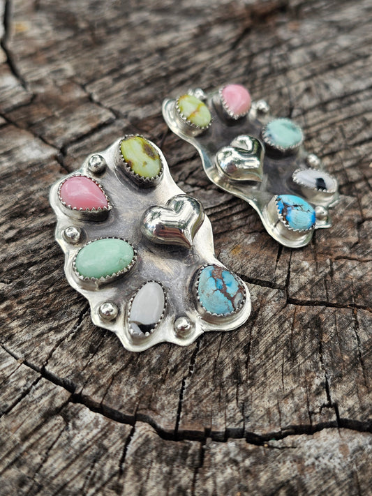 Half Cluster Earrings