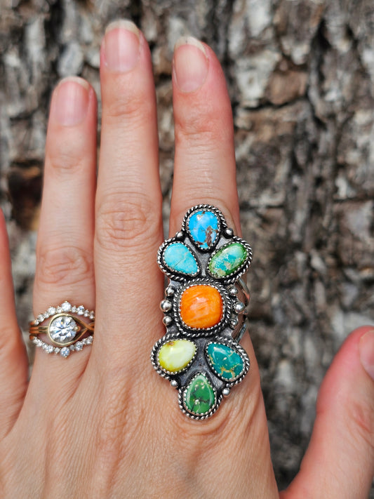 Multi Stone Ring
