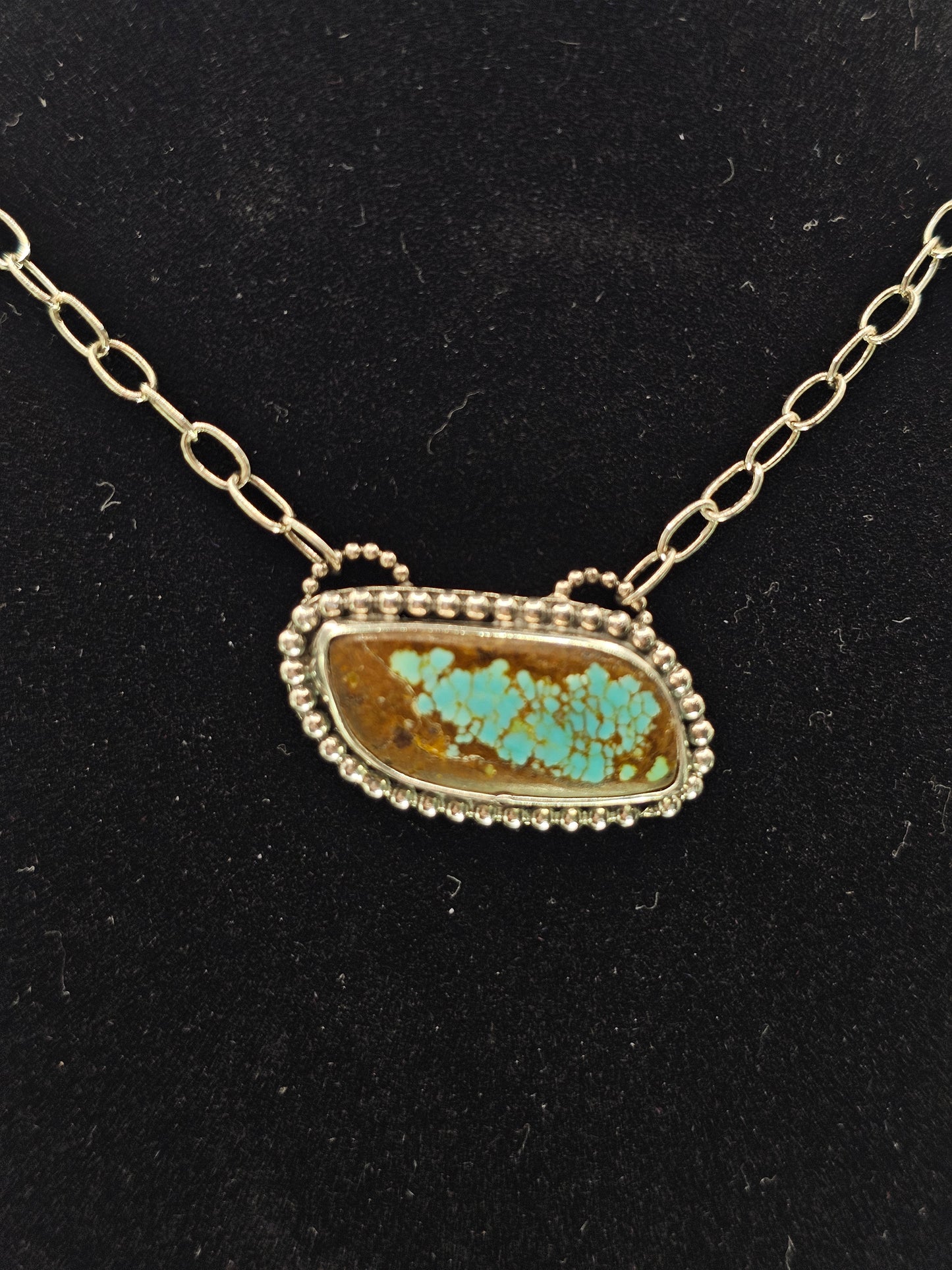 Number Eight Turquoise Necklace