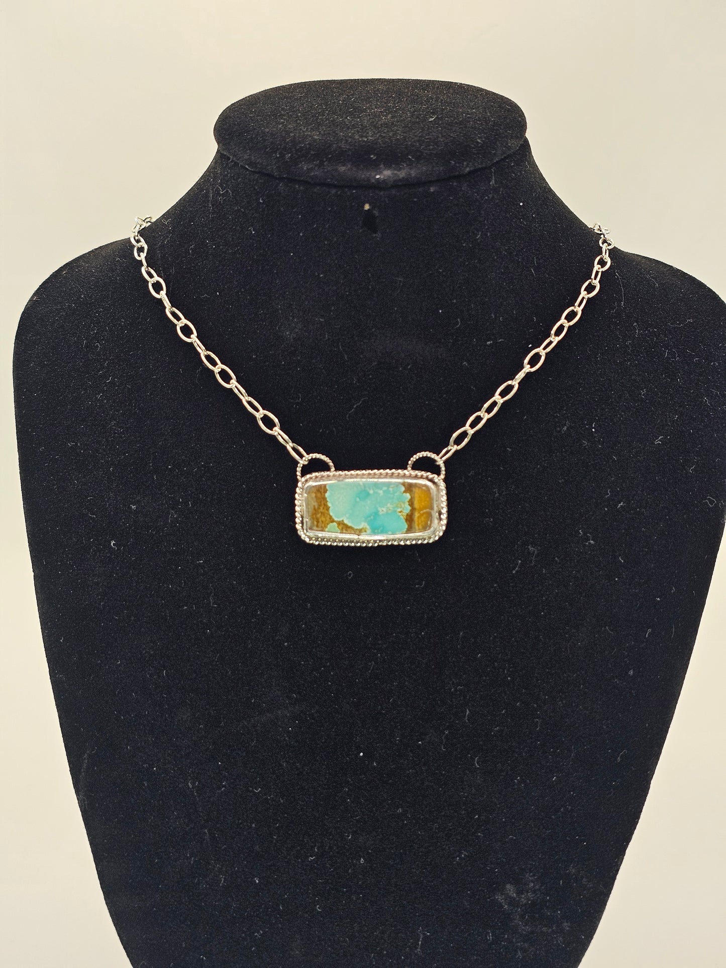 Number Eight Turquoise Necklace