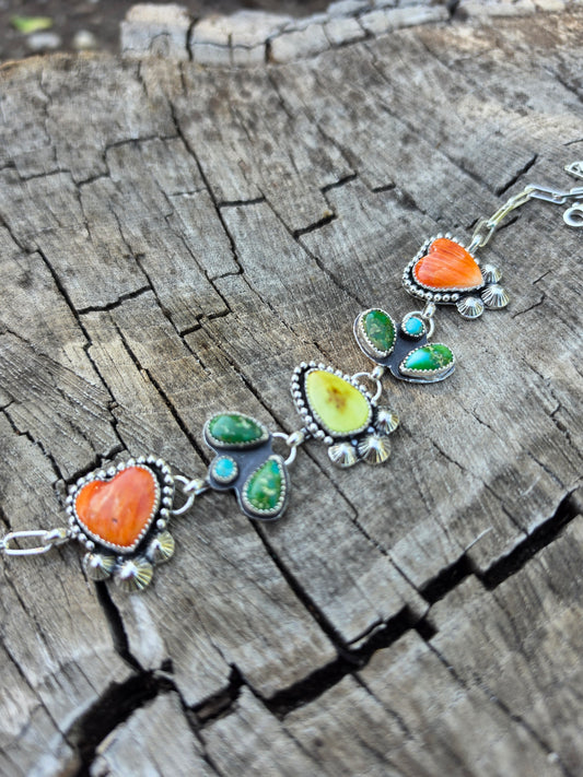 Multi Stone Choker